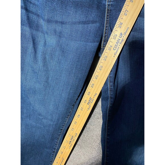 Denizen from Levi's Mid Rise Bootcut Jeans Women's 16S 33x30 Dark Wash Stretch - Picture 4 of 10